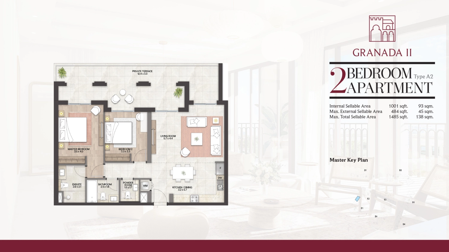 2 BR - Type A